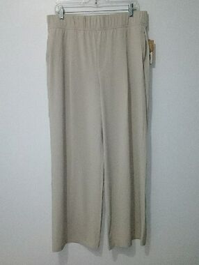 Eddie Bauer Tan Light Weight Wide Leg Flowy Pants